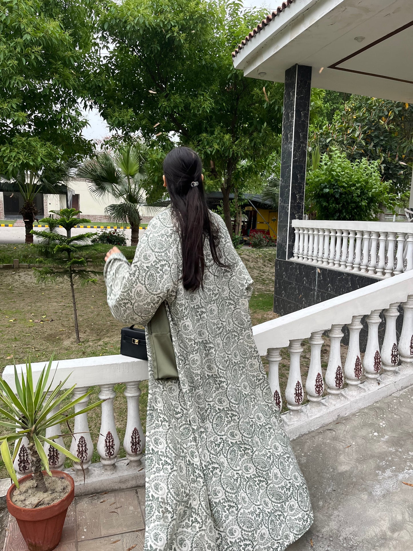 Matcha - naurz daily wear open abaya