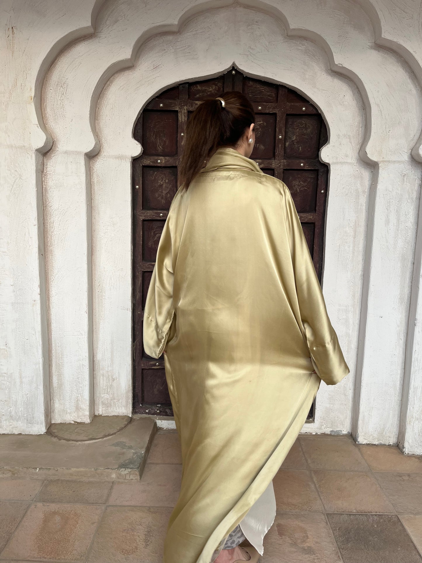 Abaya open+staller - candy