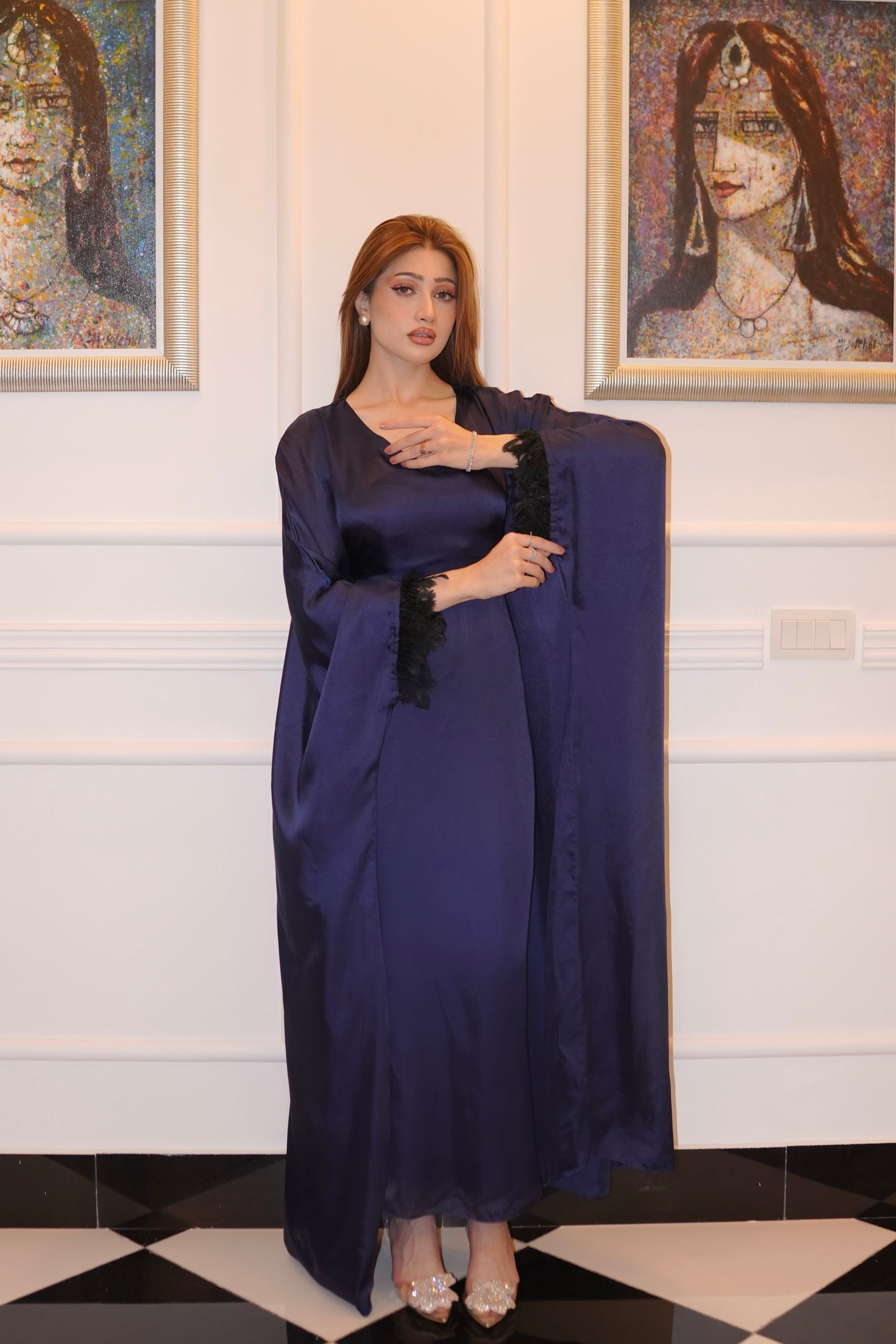 Feather kaftan - PARNO