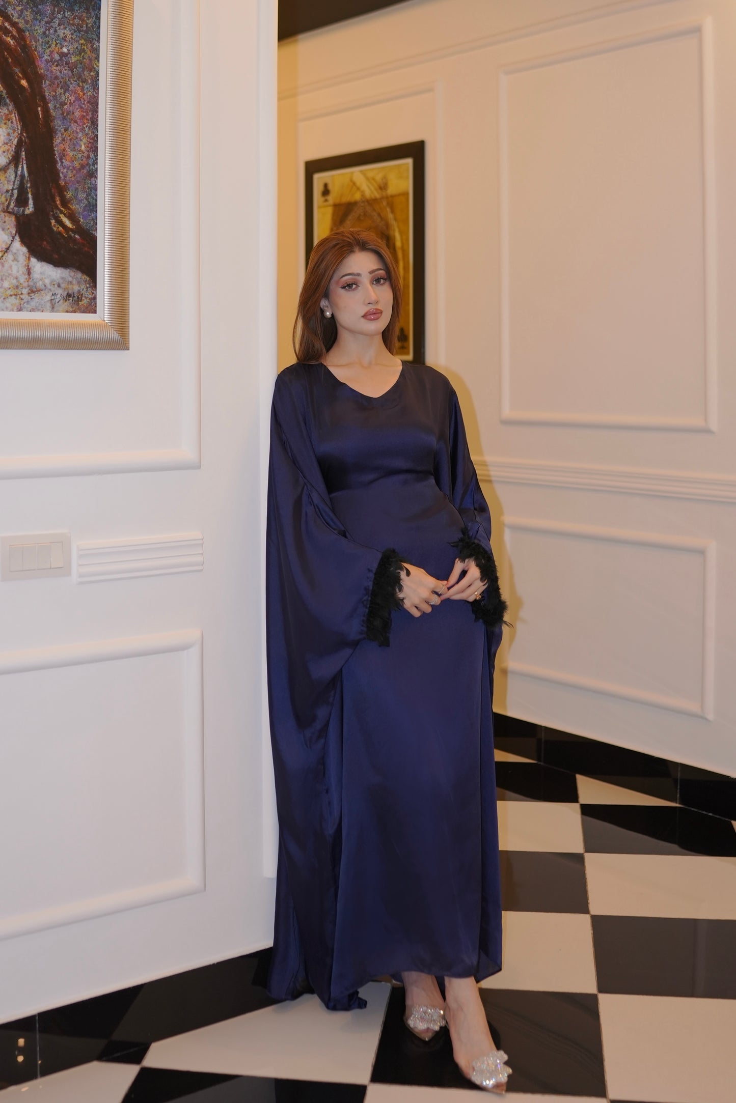 Feather kaftan - PARNO