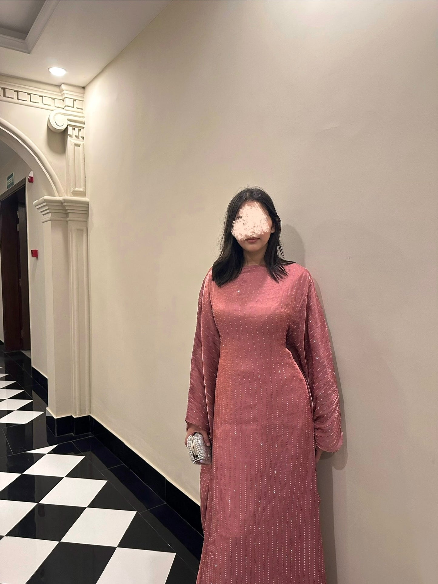 DUSK PINK- Layali twilight kaftan