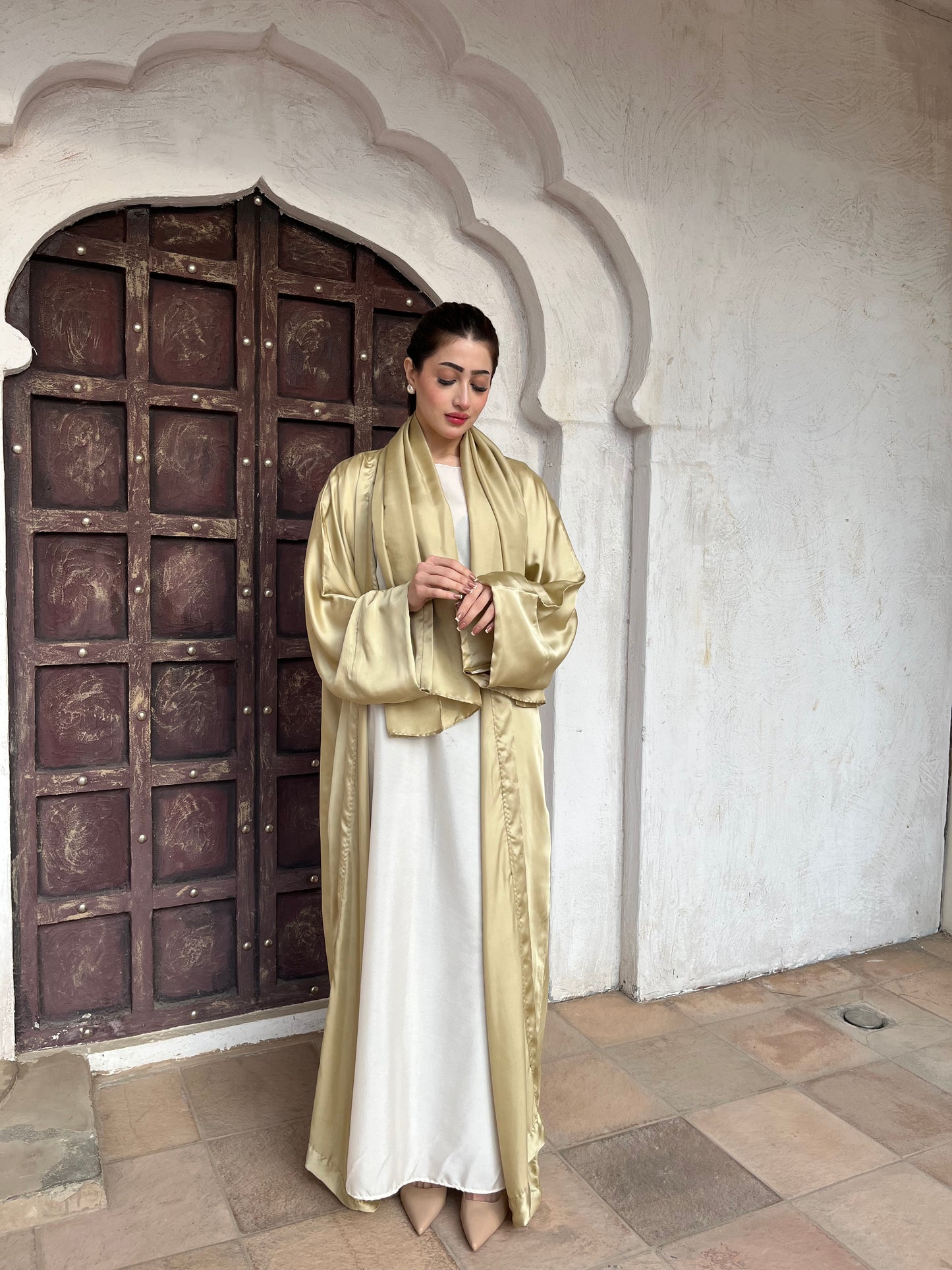 Abaya open+staller - candy