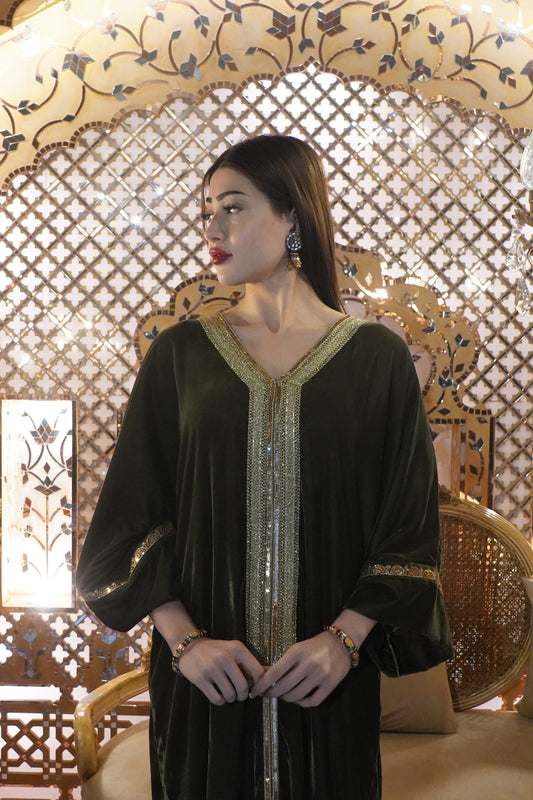 A khaleeji kaftan- ZARGHUN shin