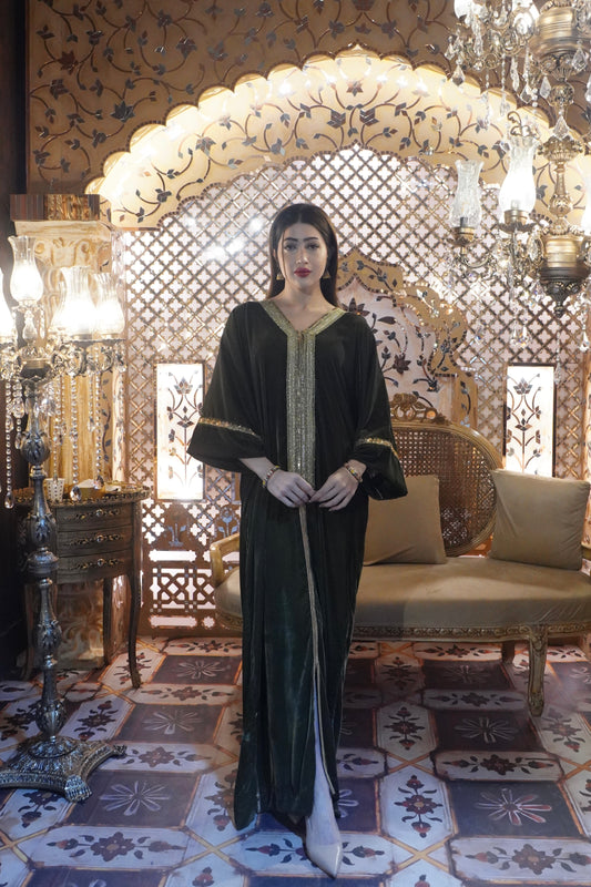 A khaleeji kaftan- ZARGHUN shin